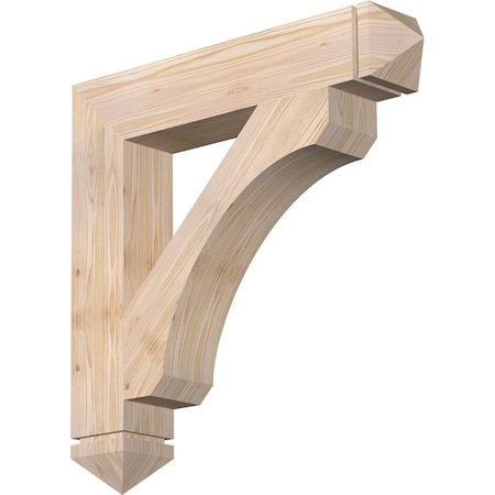 Ekena Millwork Legacy Arts & Crafts Smooth Bracket, Douglas Fir, 5 1/2"W x 32"D x 32"H BKT06X32X32LEC03SDF